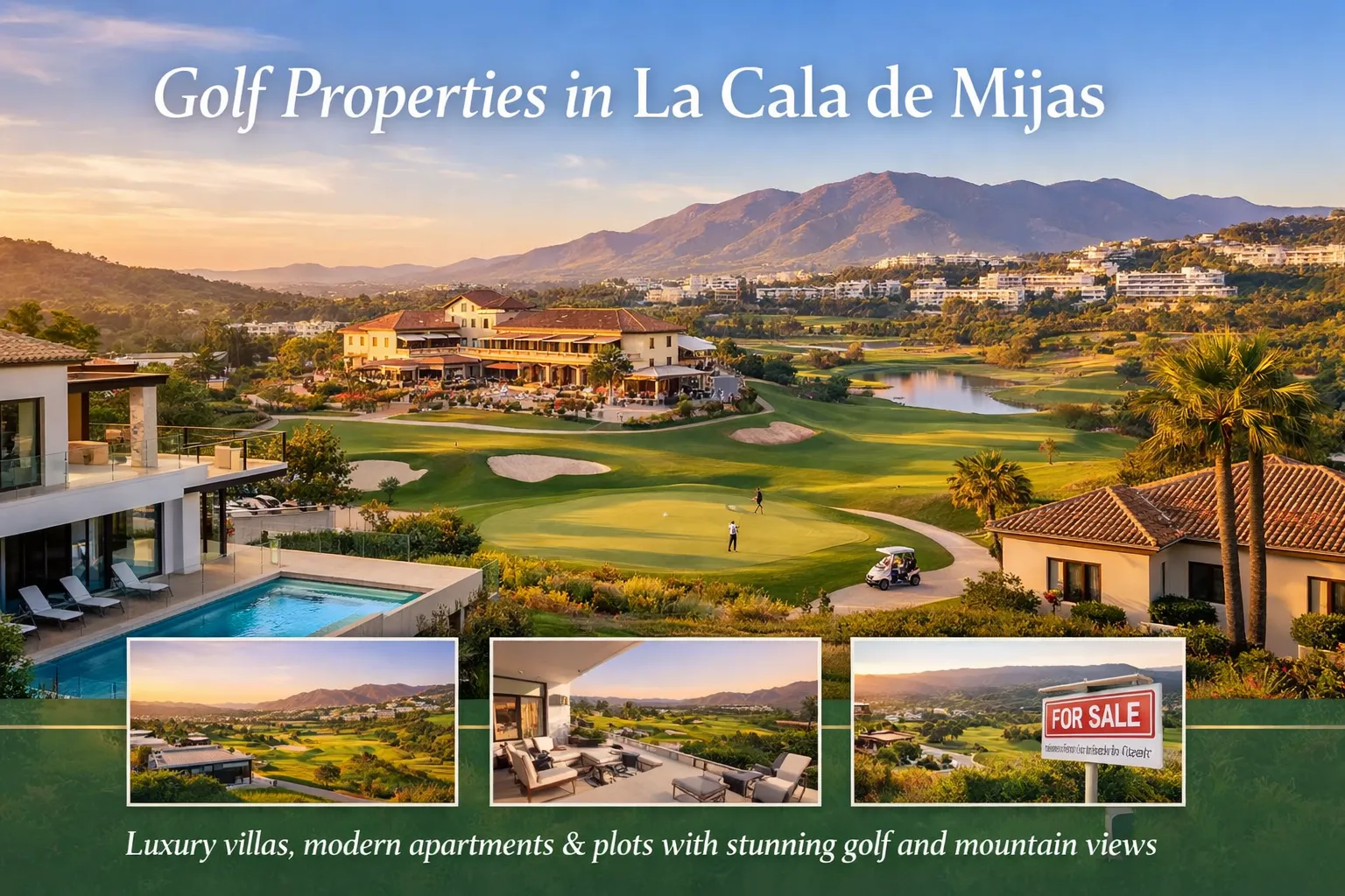 Golfeiendommer i La Cala de Mijas