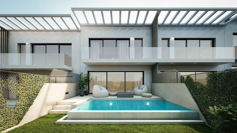 La Cala Valley – La Cala de Mijas - modern exterior with private pool, terrace, and landscaped garden