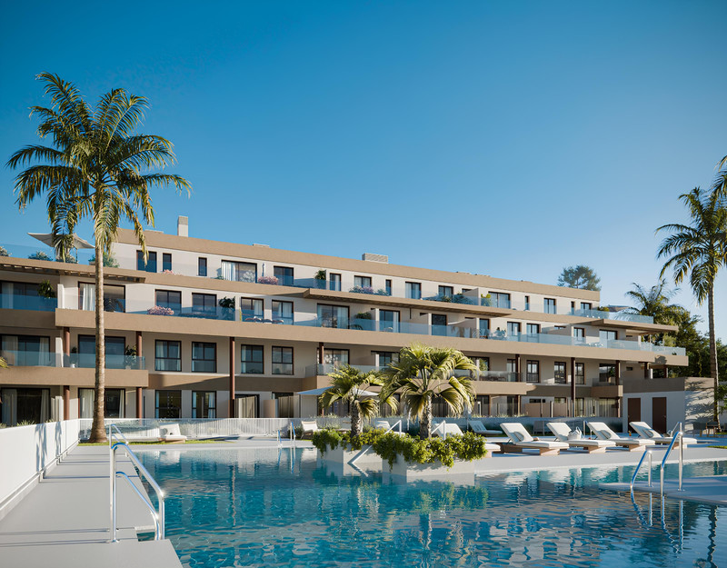 Balance Nova - Mijas - luksuriøst nybygganlegg med utendørs basseng, solstoler og palmetrær, Costa del Sol