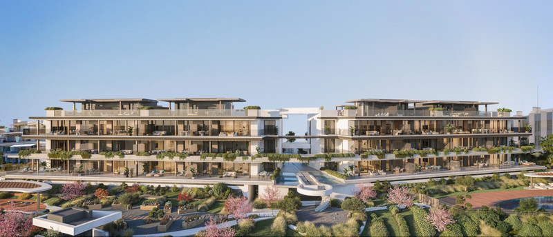 HAIKU Suites – Estepona - luksuriøst boligkompleks med terrasser, velstelte hager og basseng i Estepona