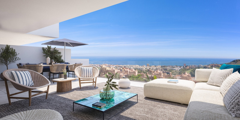 Pure Sun II – Manilva - luksuriøs terrasse med sjøutsikt, utesitteplass og panoramautsikt over Middelhavskysten