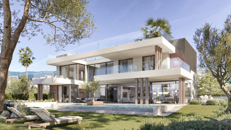 Azahar Nature – Sotogrande - moderne luksusvilla med basseng, hage og panoramavinduer på Costa del Sol